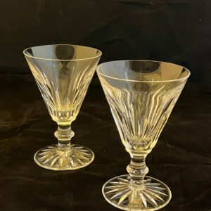 2 Waterford Crystal Eileen (Cut) white wine glasses
