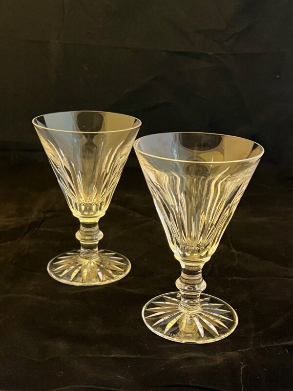 2 Waterford Crystal Eileen (Cut) white wine glasses