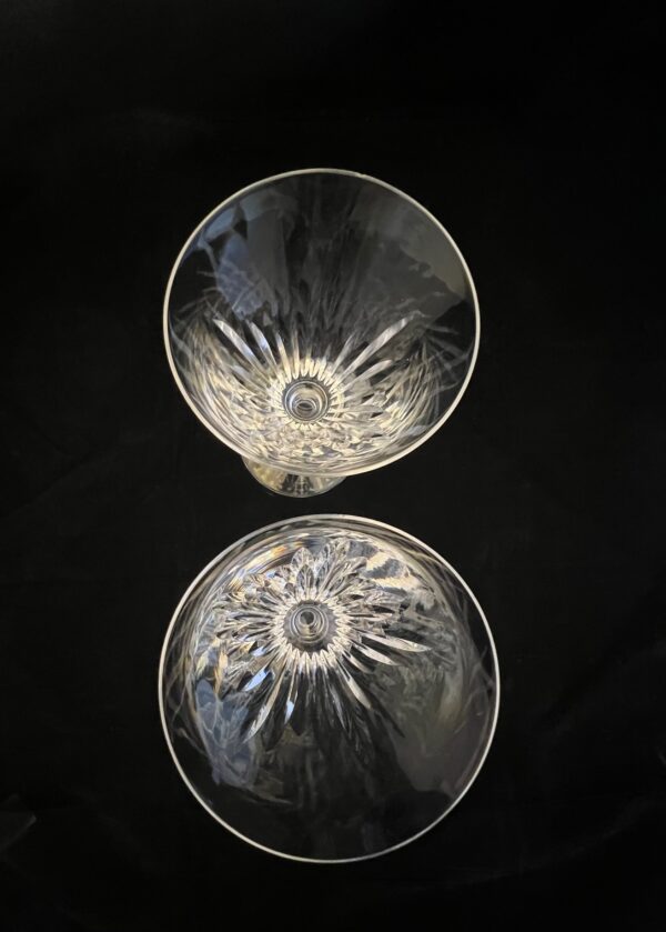 2 Waterford Crystal Eileen (Cut) white wine glasses