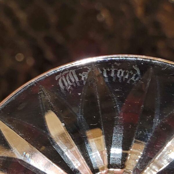 2 Waterford Crystal Eileen (Cut) white wine glasses